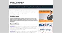 Desktop Screenshot of iatrophobia.com